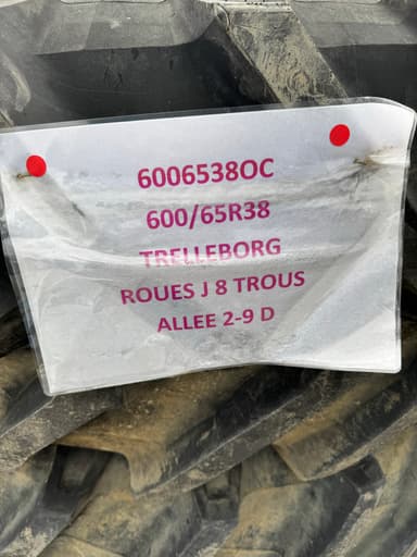 Pneumatique TRELLEBORG 600/65R38 - photo 2