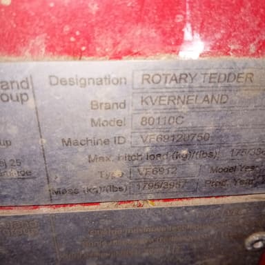 Faneuse KVERNELAND 80110c - photo 5