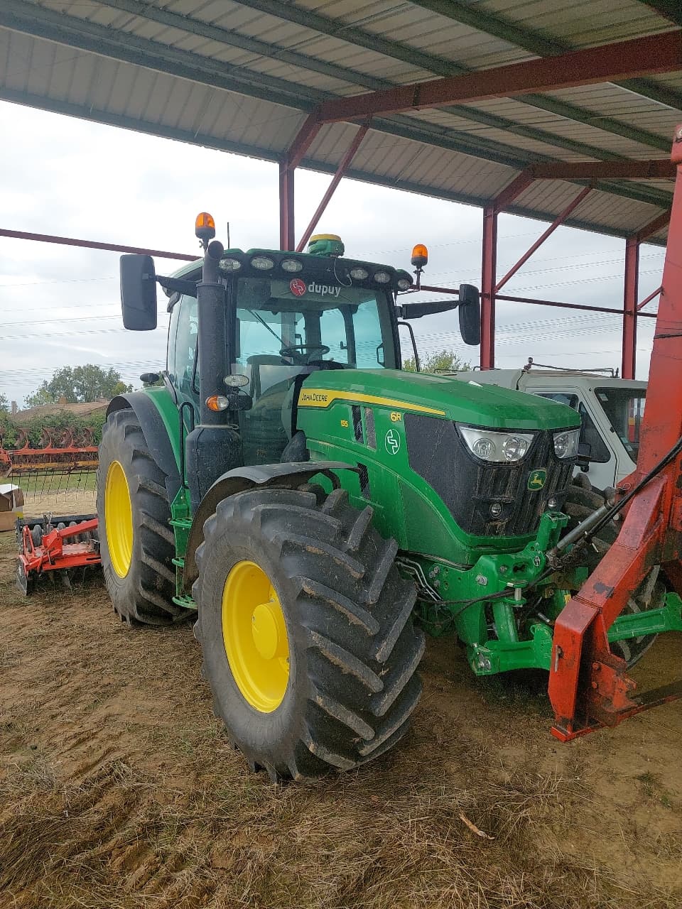 Tracteur JOHN DEERE 6R155 - photo principale