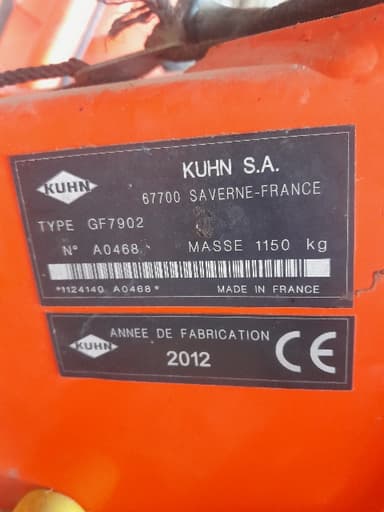 Faneuse KUHN GF 7902 - photo 3