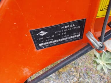 Faucheuse KUHN GMD 3511-FF 540 - photo 5