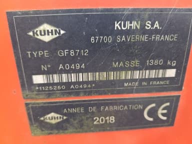 Faneuse KUHN K8712 - photo 3
