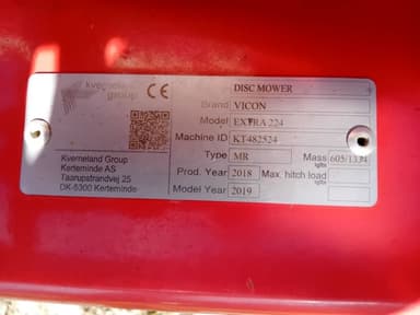 Faucheuse VICON EXTRA 224 - photo 4