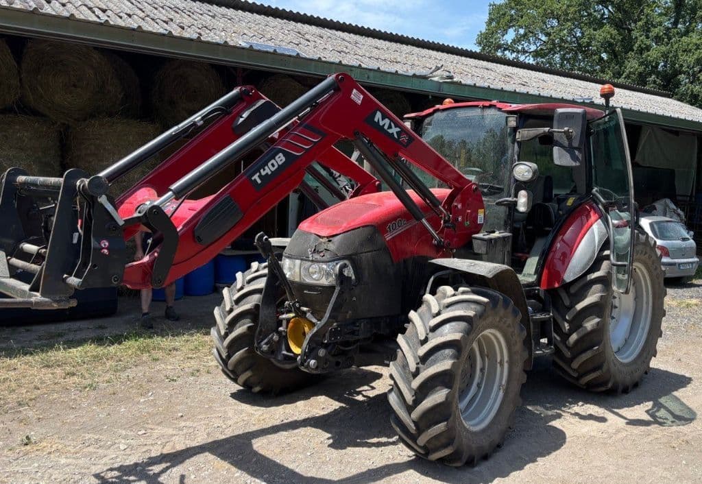 Tracteur chargeur CASE IH FARMALL 100 c - photo principale