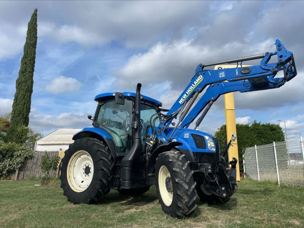 Tracteur chargeur NEW HOLLAND T6.155 - photo principale