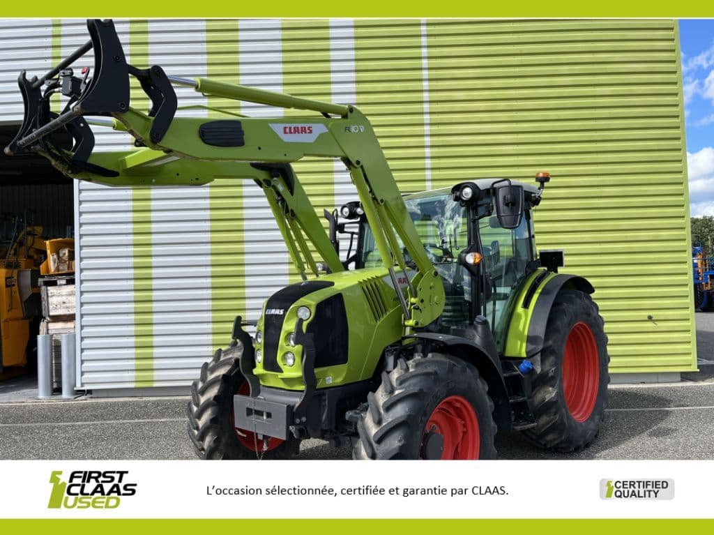 Tracteur CLAAS Arion 450 PANORAMIC + FL 100 - photo principale