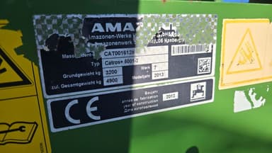 Dechaumeur AMAZONE CATROS+ 5001-2 - photo 2