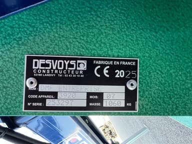 Broyeur DESVOYS BROYEUR DMF ENTREPRISE 1m80 (Réf. : 3920) - photo 4