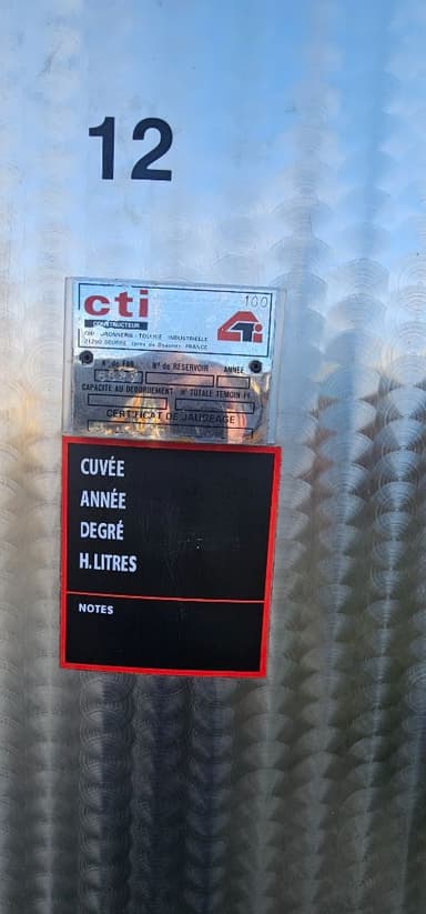Cuve vinicole CTI CUVE 100HL Cylindrique - photo 2