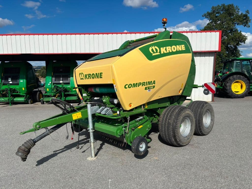 Presse balles rondes KRONE COMPRIMA V150 - photo principale