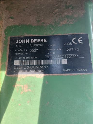 Faucheuse conditionneuse JOHN DEERE CC 328 À - photo 2