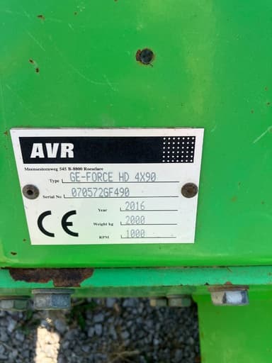 Fraise butteuse AVR GE force hd 4x90 2x180 - photo 4