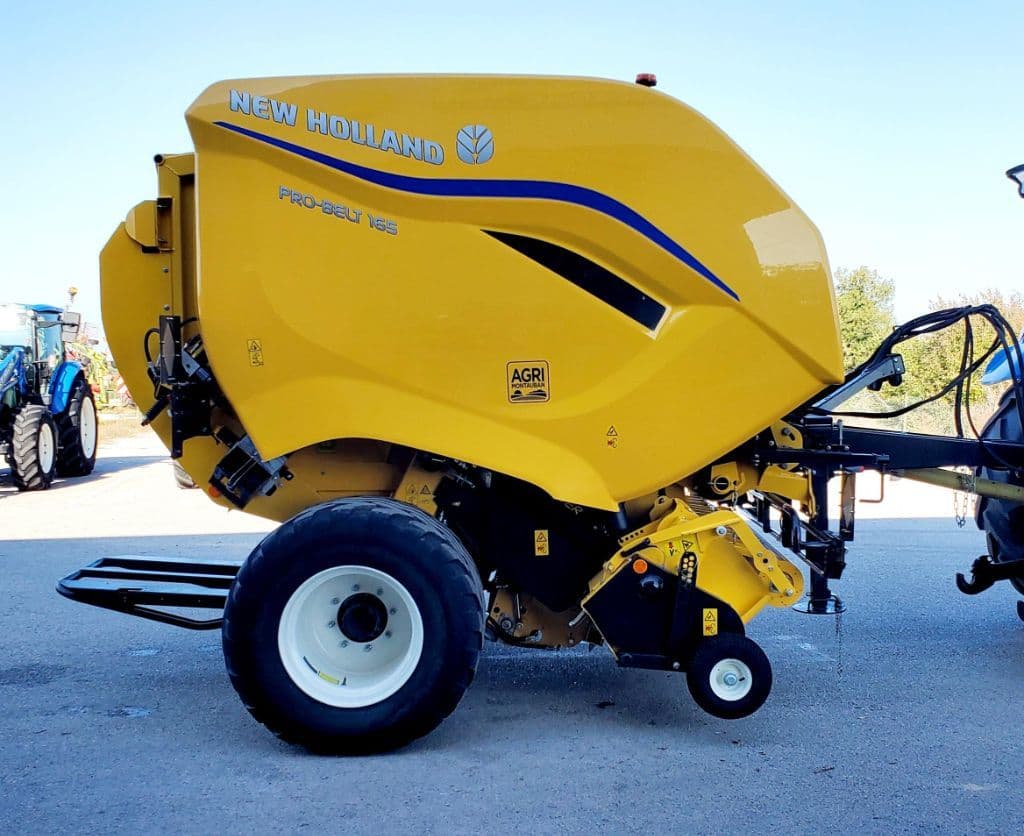 Presse balles rondes NEW HOLLAND Pro belt 165 CropCutter 25 couteaux - photo principale