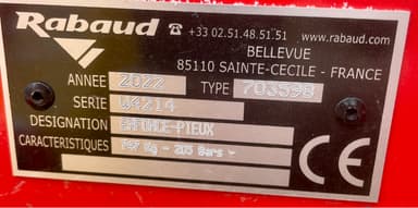 Enfonce pieux Rabaud Turbofrap 200 - photo 5