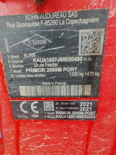Pailleuse KUHN Primor 2060 M - photo 5