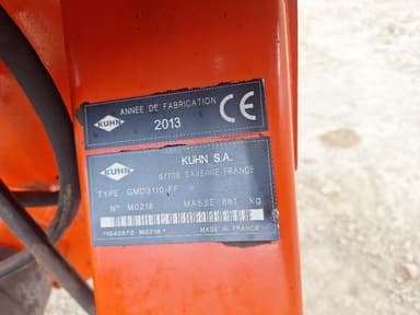 Faucheuse KUHN Gmd 3110 - photo 5