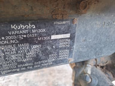 Tracteur KUBOTA M130X - photo 5