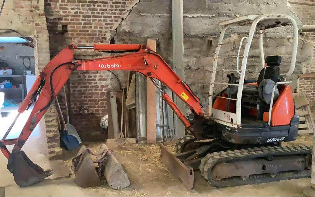 Mini pelle (0-6T) KUBOTA U25-3a - photo principale