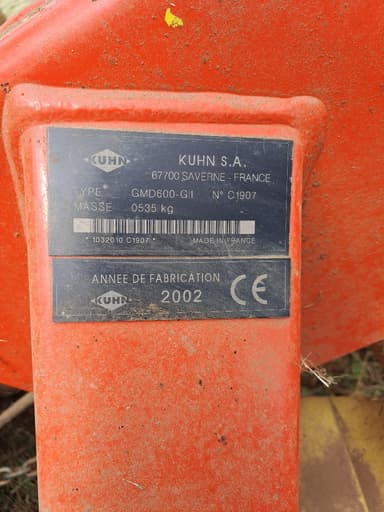 Faucheuse KUHN GMD 600 - photo 2