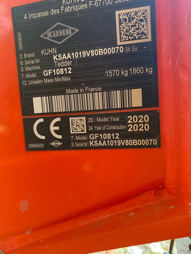 Faneuse KUHN GF 10812 - photo 4