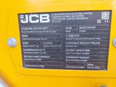 Telescopique JCB 542 70 Agri Xtra DTVT - photo 5