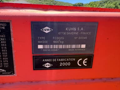 Faucheuse KUHN FC 302 G - photo 5