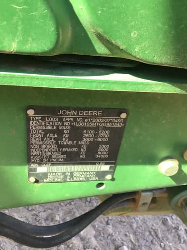 Tracteur JOHN DEERE 6105 M - photo 5