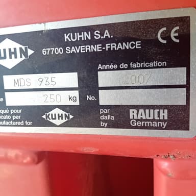Epandeur engrais KUHN Mds 935 - photo 3