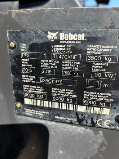 Telescopique BOBCAT TL 470 HF AGRI - photo 5