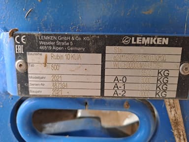 Dechaumeur LEMKEN RUBIN 10 - photo 3