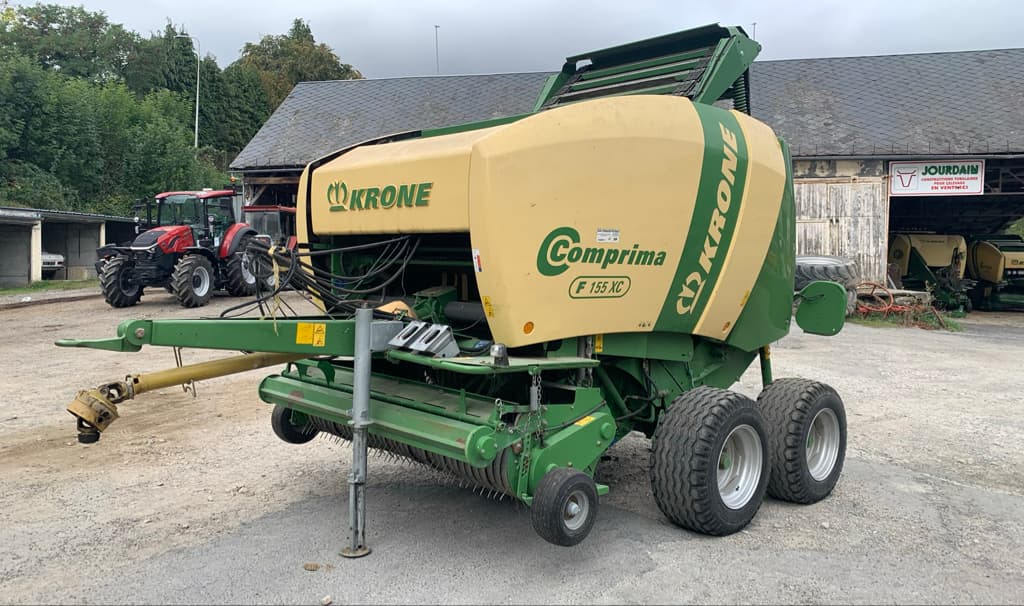 Presse balles rondes KRONE Comprima f 155 xc - photo principale