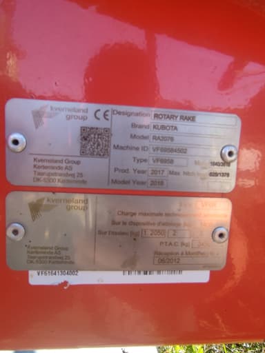 Andaineur KUBOTA RA2076 - photo 5