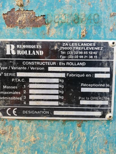 Epandeur fumier ROLLAND Rollforce 6118 - photo 5