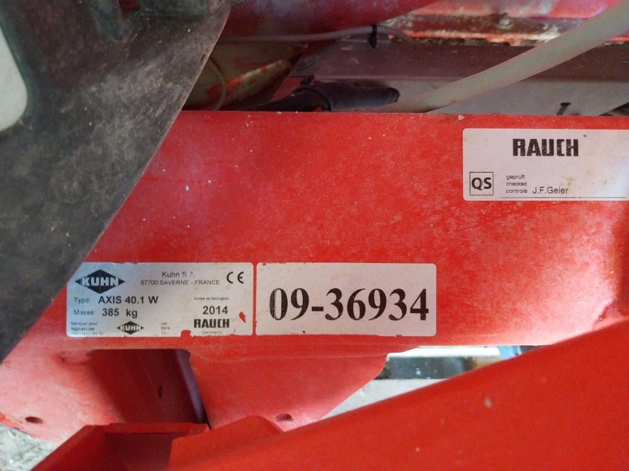 Epandeur engrais KUHN Axis 40.1 W - photo slide 11