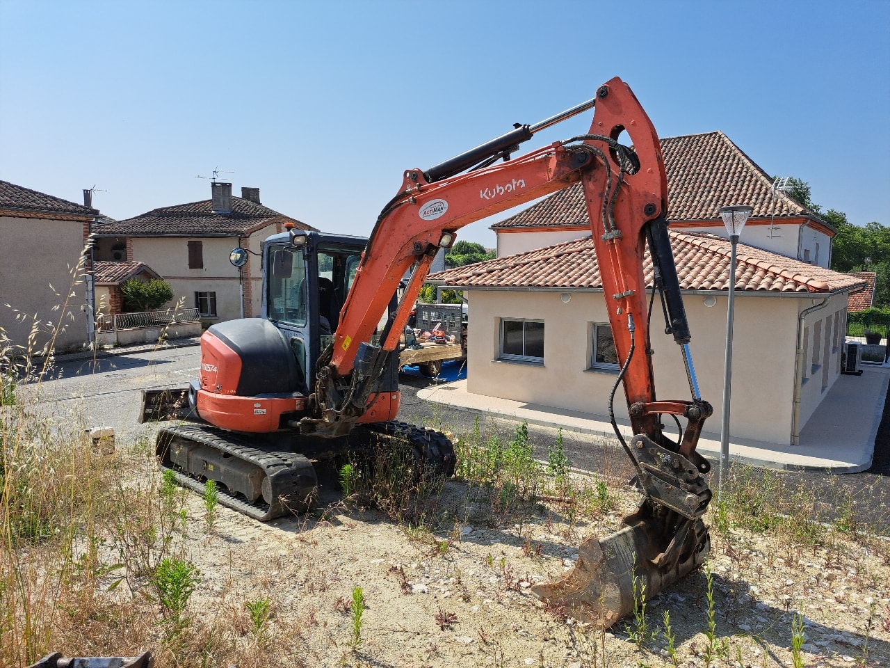 Mini pelle (0-6T) KUBOTA KX 057 - photo slide 9