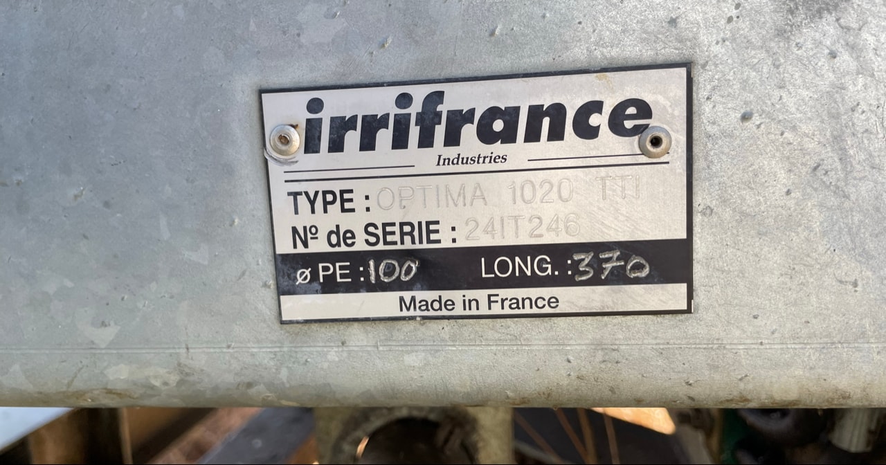 Enrouleur IRRIFRANCE Optima 1020 - photo slide 6