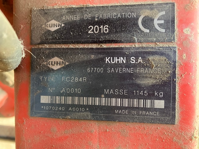 Faucheuse conditionneuse KUHN FC 284R - photo slide 6