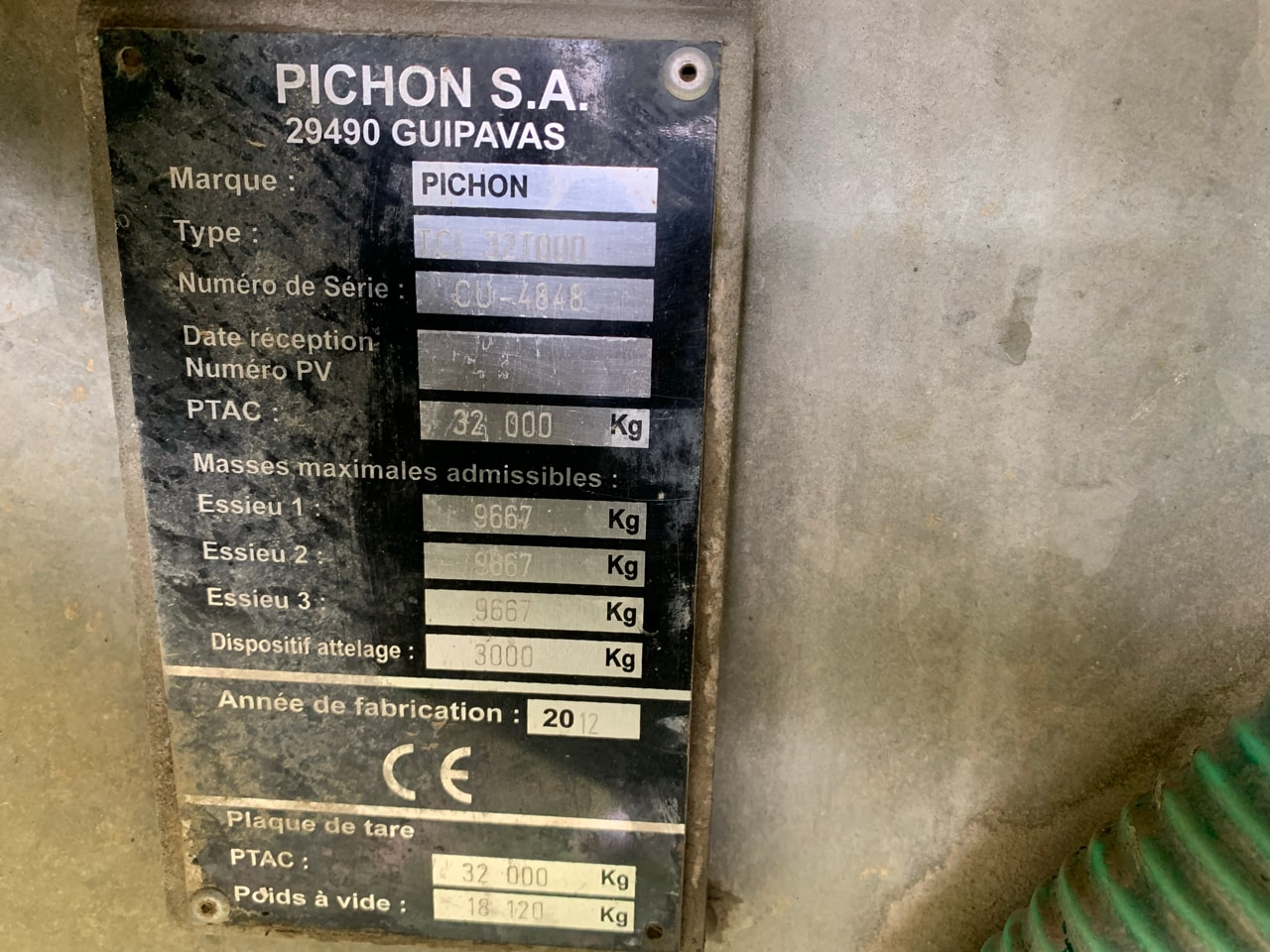 Tonne a lisier PICHON TCI 24 500 L - photo slide 6