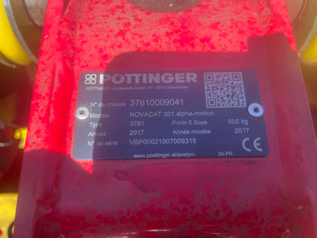 Faucheuse POTTINGER NOVACAT 301 ALPHA MOTION PRO - photo slide 6