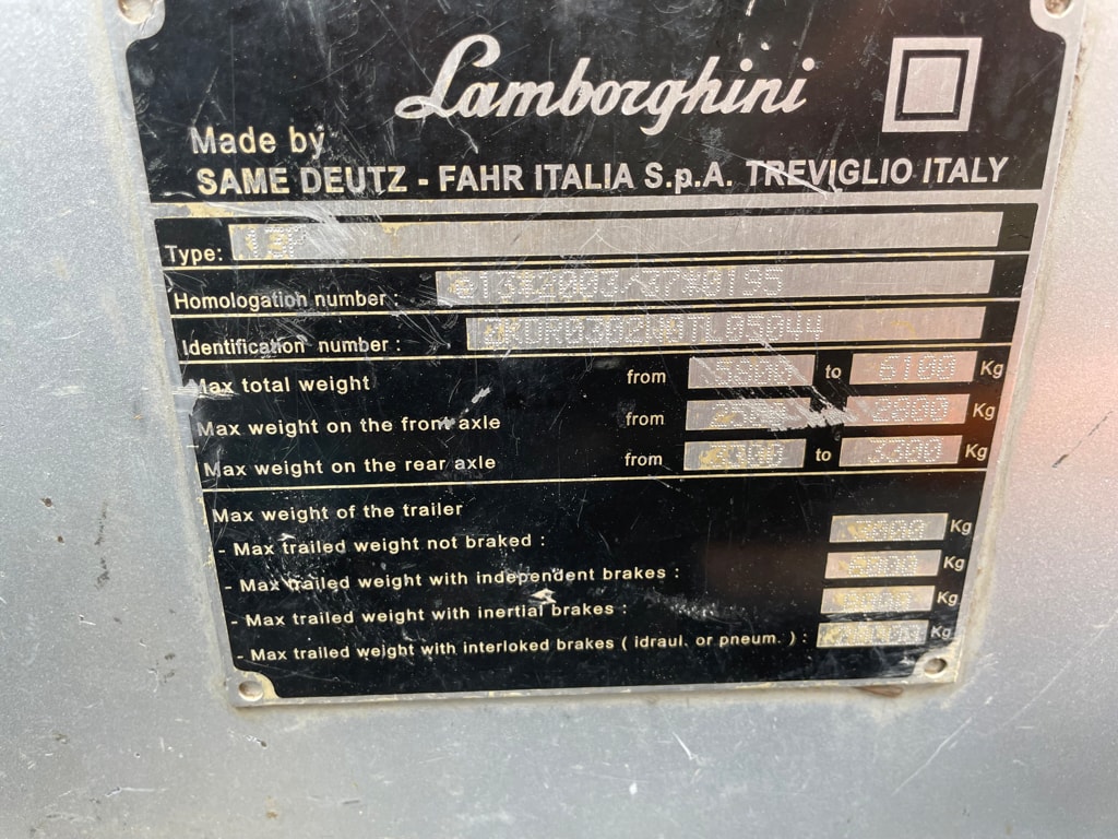 Tracteur chargeur LAMBORGHINI R3 85 T E3 - photo slide 5