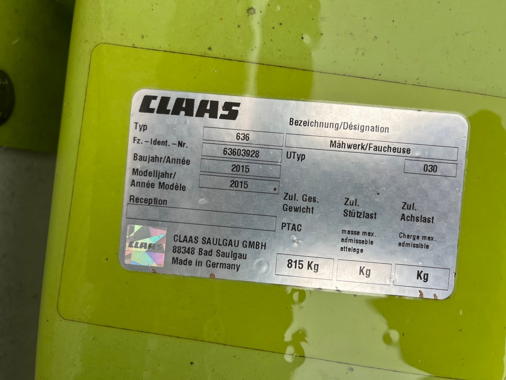 Faucheuse CLAAS DISCO 3450 - photo slide 4