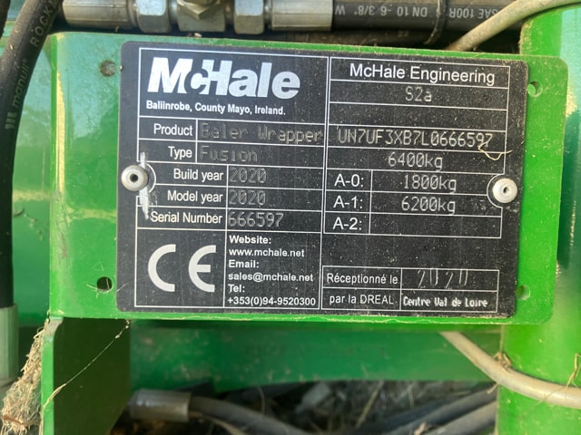 Presse enrubanneuse MC HALE Fusion 3 pro - photo slide 6