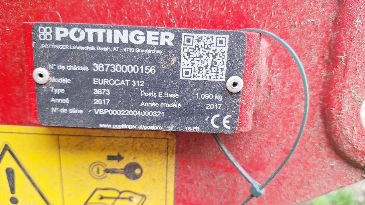 Faucheuse POTTINGER EUROCAT 312 - photo slide 8