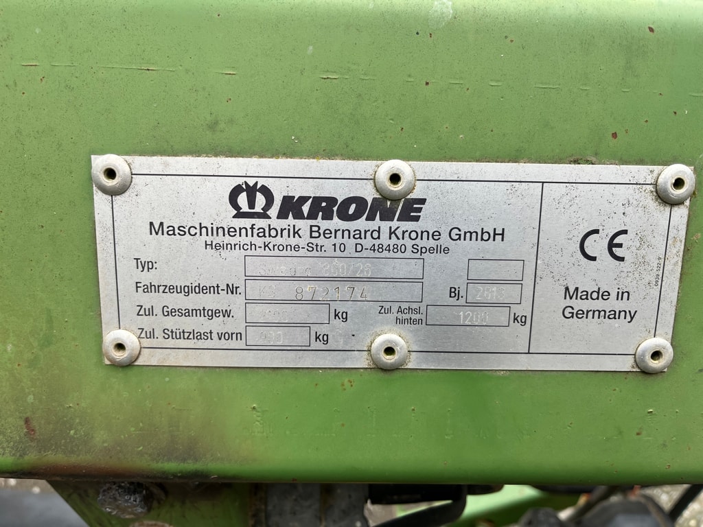 Andaineur KRONE SWADRO 800/26 - photo slide 6