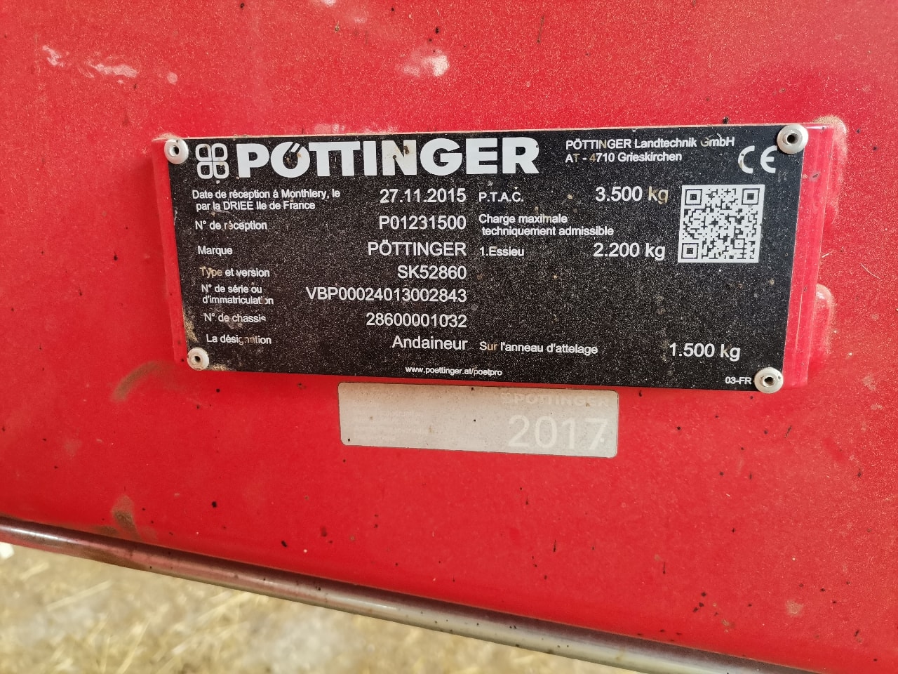 Andaineur POTTINGER TOP 662 - photo slide 6