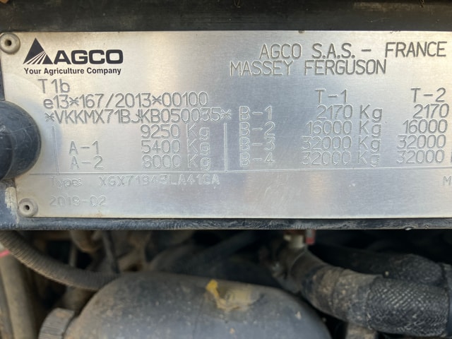 Tracteur chargeur MASSEY FERGUSON 7716S DYNA-6 EFFICIENT - photo slide 21