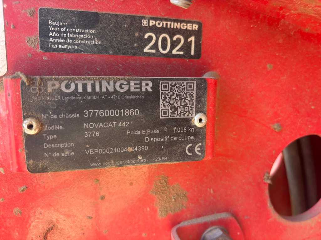 Faucheuse POTTINGER NOVACAT 442 - photo slide 10