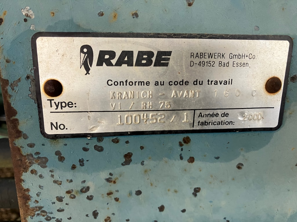 Charrue RABEWERK Kranich 160 c - photo slide 7
