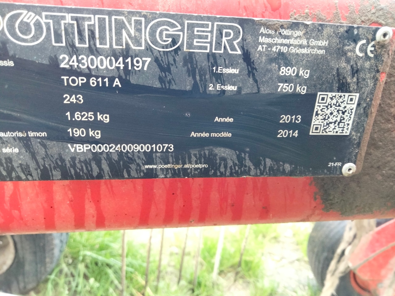 Andaineur POTTINGER Top 611 A - photo slide 5