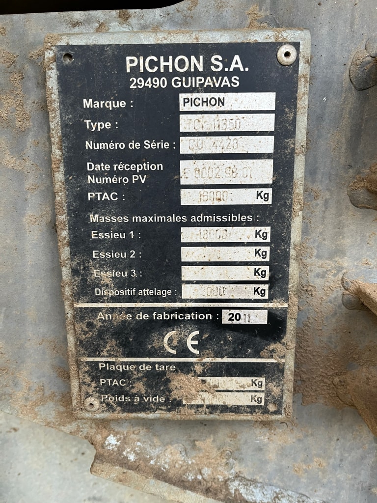 Tonne a lisier PICHON TCI 11350 - photo slide 5